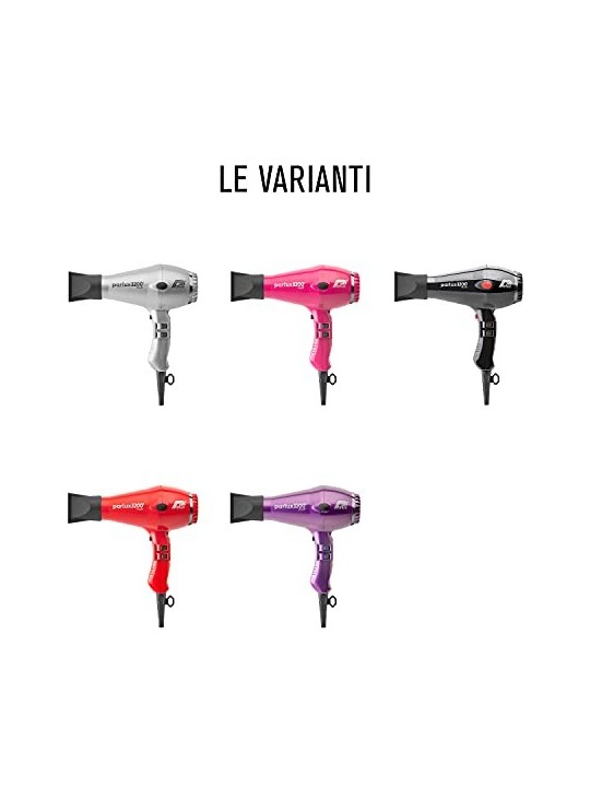 Potente asciugacapelli Parlux 3200 PLUS in argento. Unisex. 1 unitï¿½ï¿½. Qualitï¿½ï¿½ Parlux.
