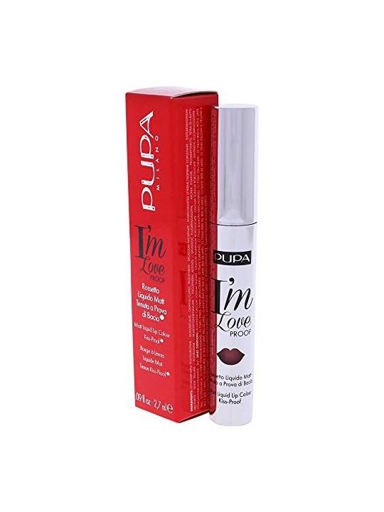 Pupa I'm Loverproof Colore labbra liquido opaco 27 ml donna  003 Rose Nude