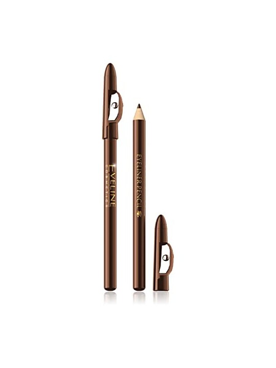 EVELINE Eye Pencil with Sharpener Brown