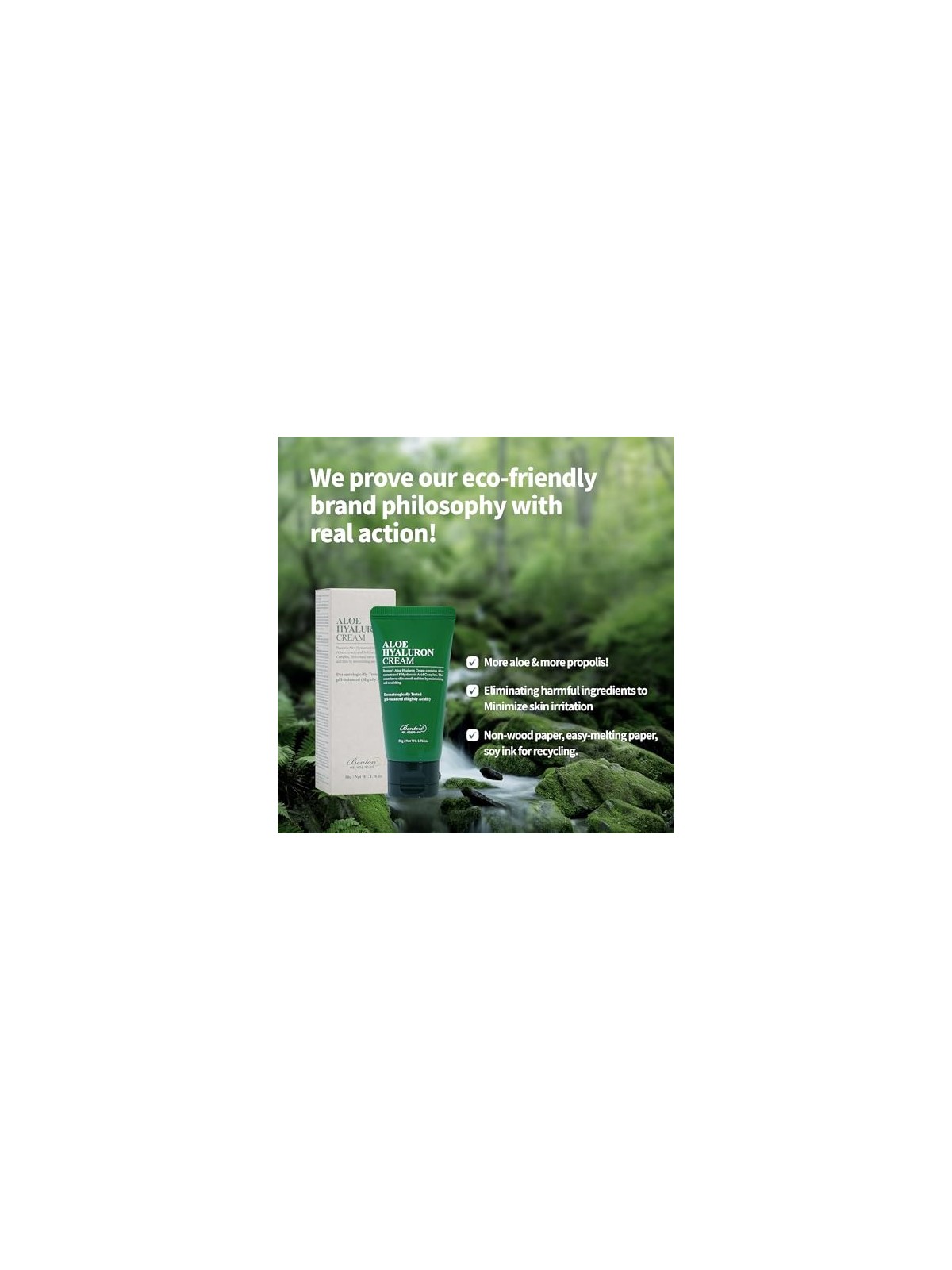 Crema Benton ALOE HYALURON 50 gr donna
