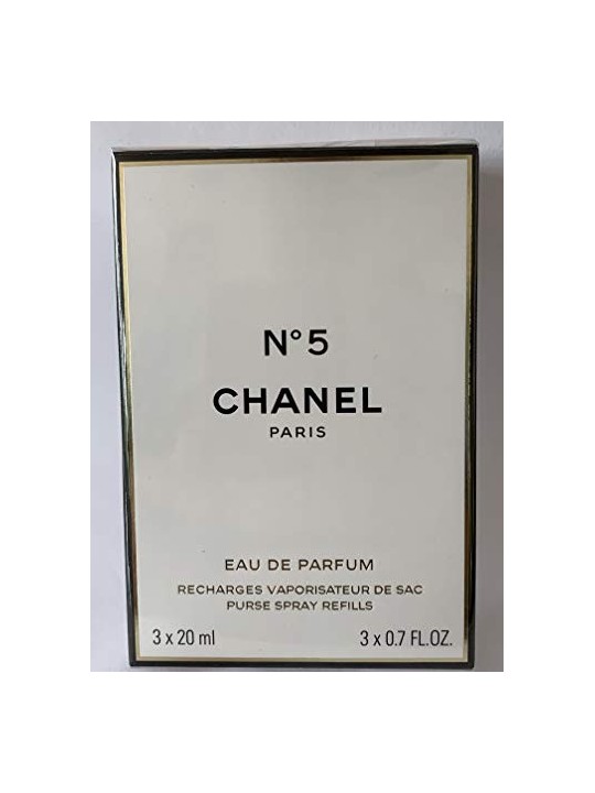 Chanel No 5 Giftset donna 60ml 3x20ml - eau de parfum Spray Refill