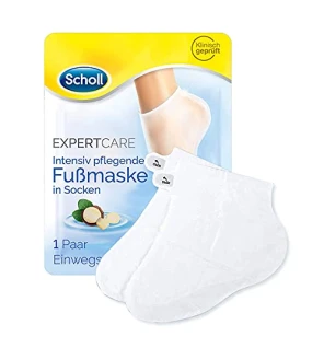 Scholl Pedi Mask Expert Care Foot Mask Maschera nutriente per i piedi con olio di macadam unisex