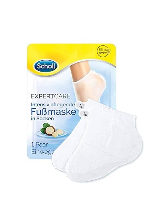 Scholl Pedi Mask Expert Care Foot Mask Maschera nutriente per i piedi con olio di macadam unisex