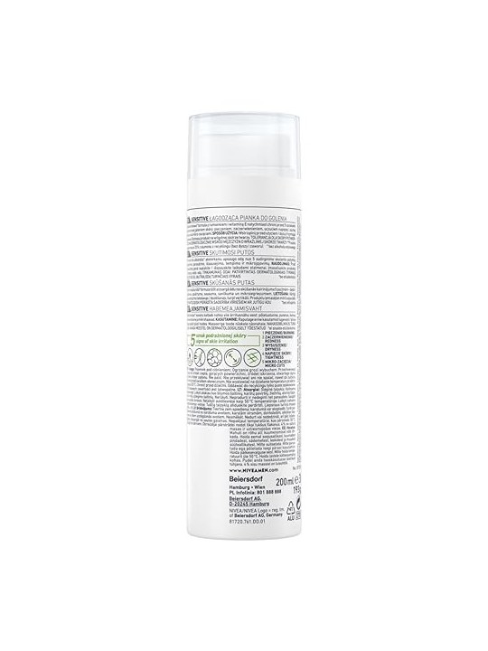NIVEA Men Sensitive schiuma da barba lenitiva 200ml