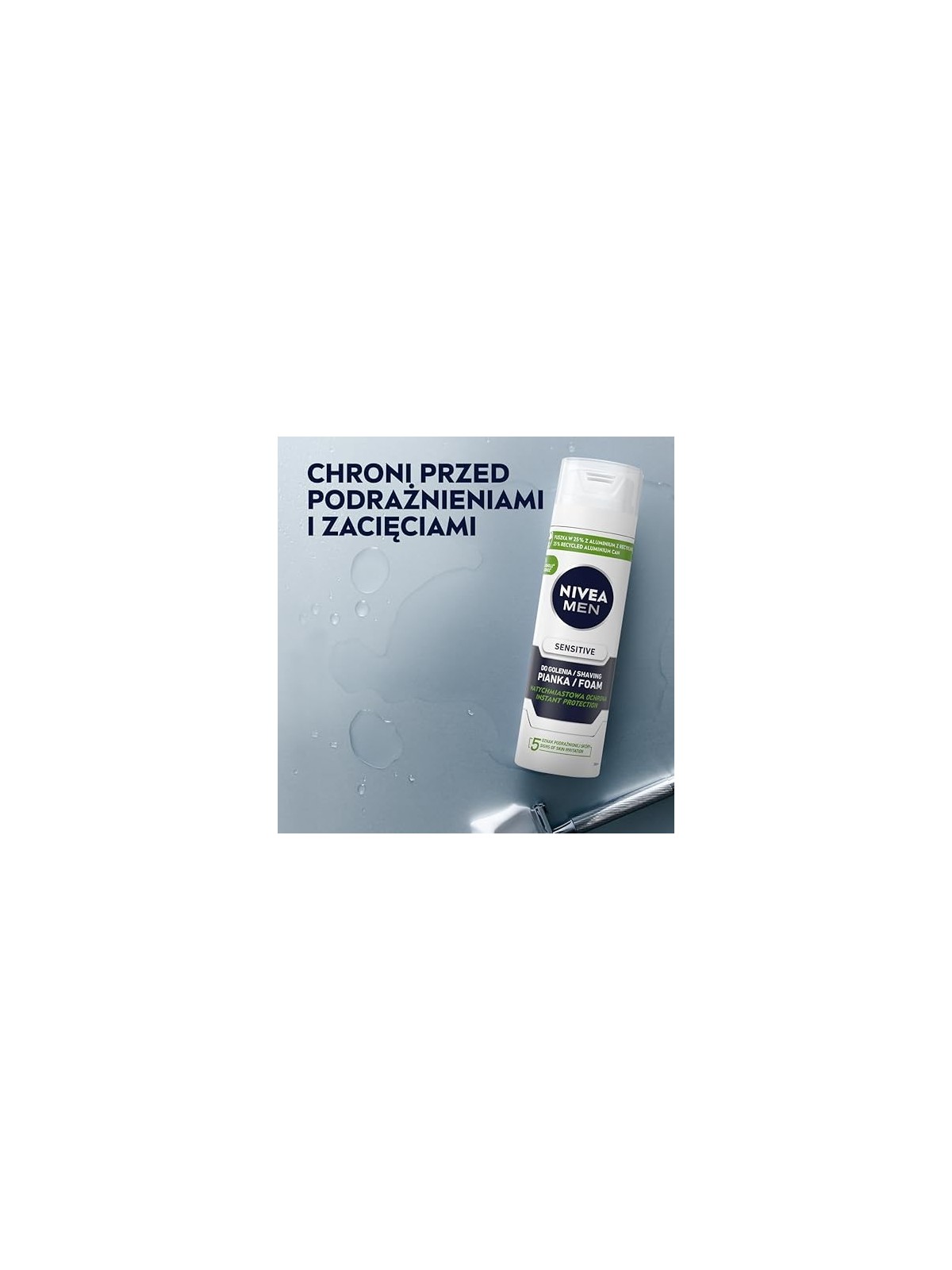 NIVEA Men Sensitive schiuma da barba lenitiva 200ml