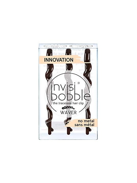 Invisibobble Fermaglio Capelli Onde Elegante Scuro 3 pezzi donna