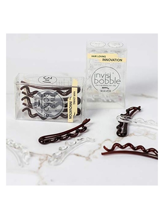 Invisibobble Fermaglio Capelli Onde Elegante Scuro 3 pezzi donna