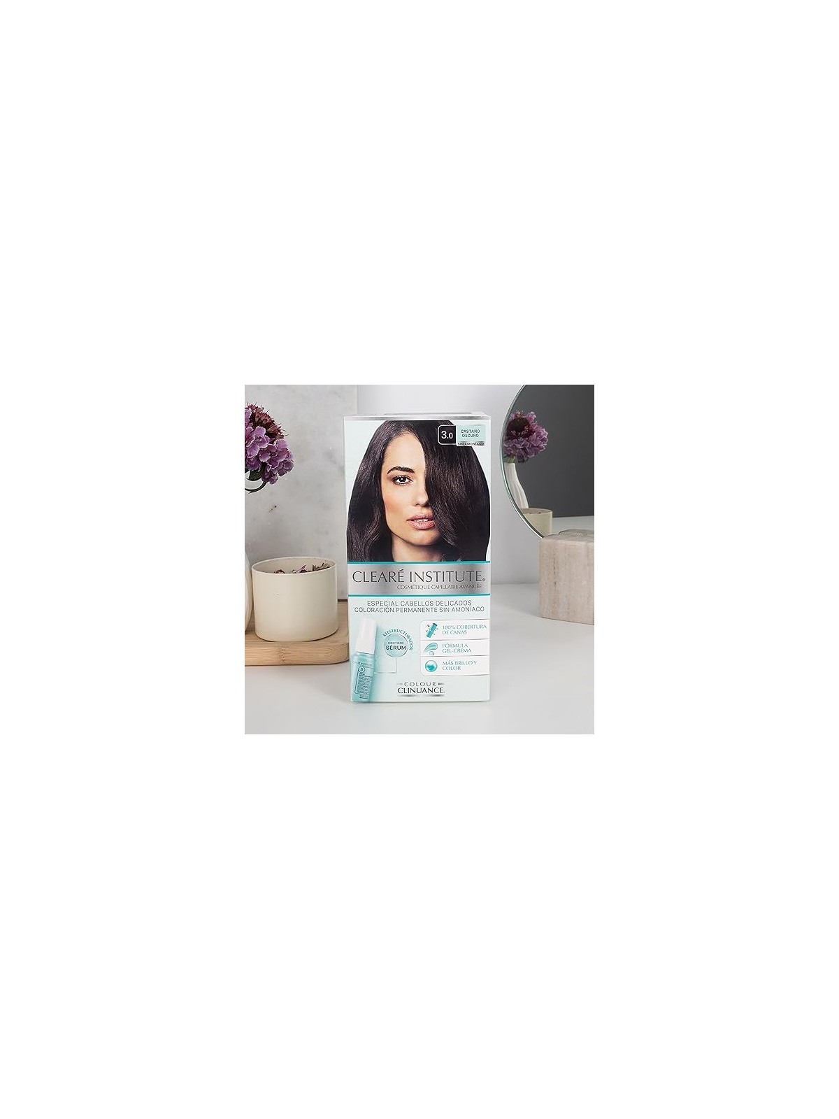 Clear Institute COLOUR CLINUANCE cabellos delicados 30castao oscuro 1 unit donna