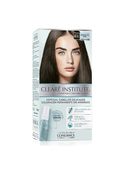 Clear Institute COLOUR CLINUANCE cabellos delicados 401chocolate frio 1 unit donna