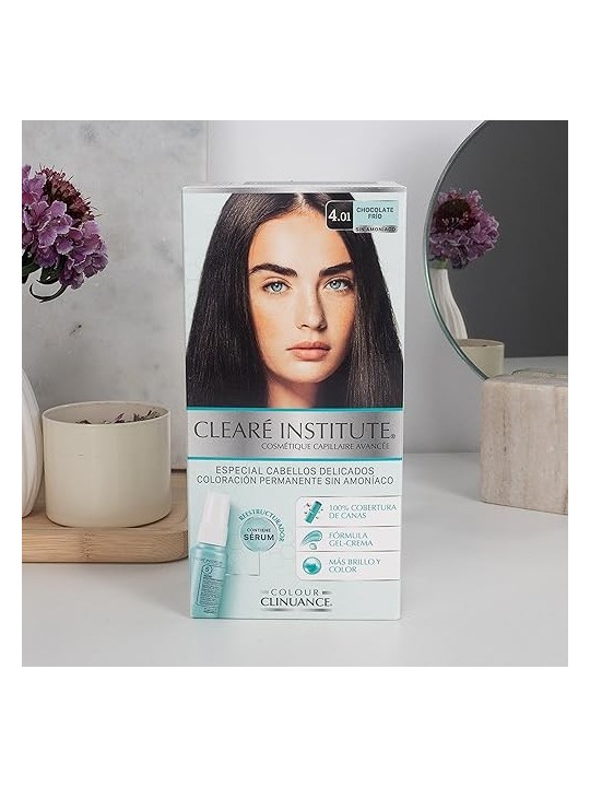 Clear Institute COLOUR CLINUANCE cabellos delicados 401chocolate frio 1 unit donna