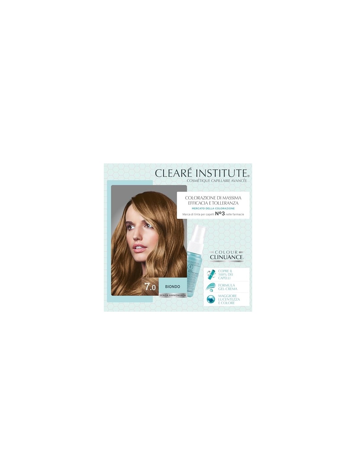 Clear Institute COLOUR CLINUANCE cabellos delicados 70rubio 1 unit donna