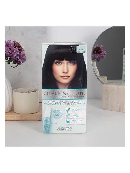 Clear Institute COLOUR CLINUANCE cabellos delicados 10negro 1 unit donna