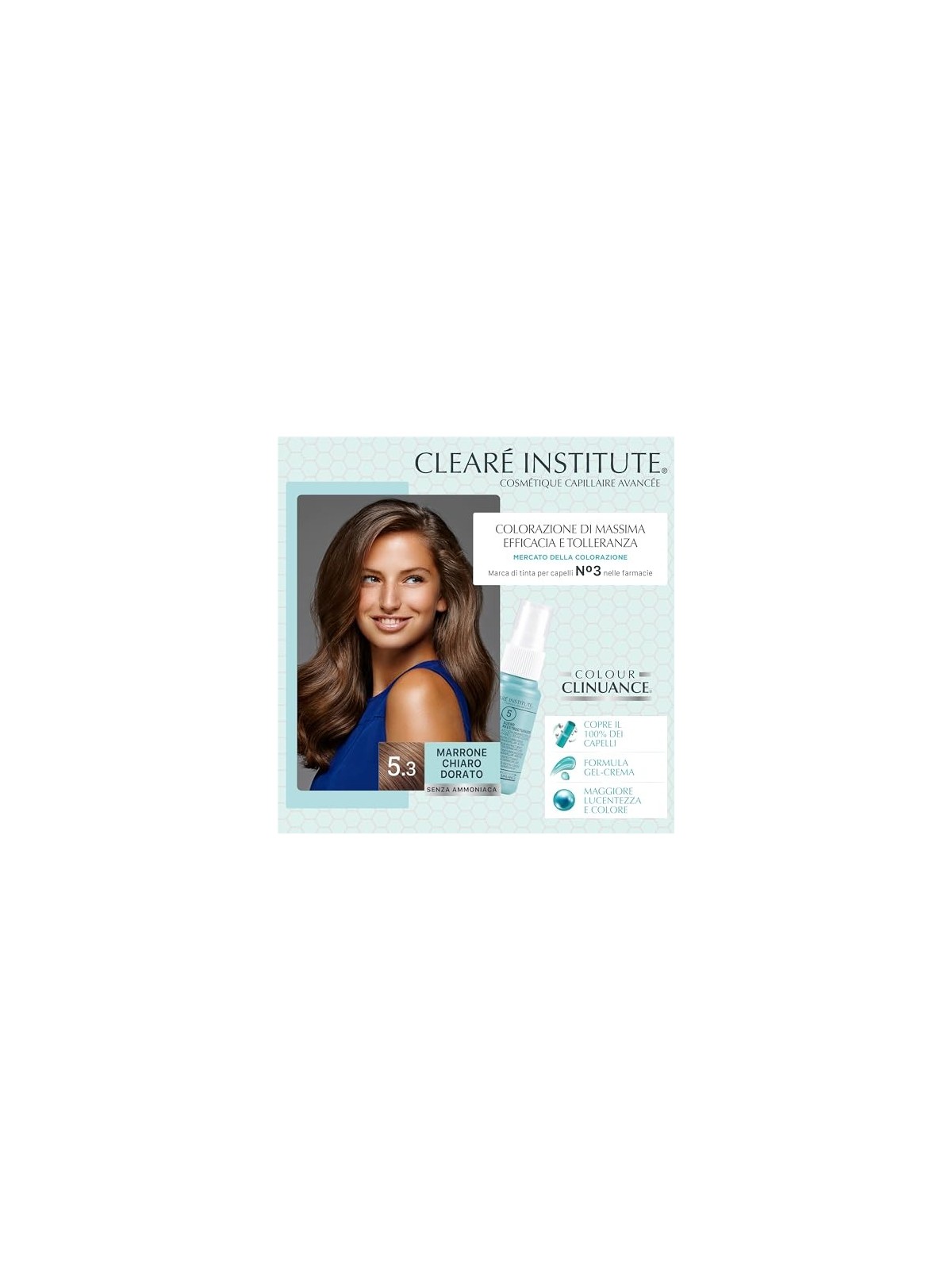 Clear Institute COLOUR CLINUANCE - Castano chiaro dorato