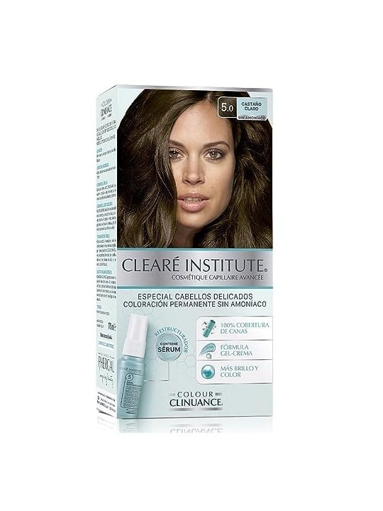 Clear Institute COLOUR CLINUANCE cabellos delicados 50castao claro 1 unit donna