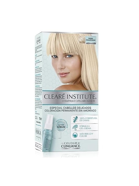 Clear Institute COLOUR CLINUANCE cabellos delicados 101rubio champagne 1 unit donna