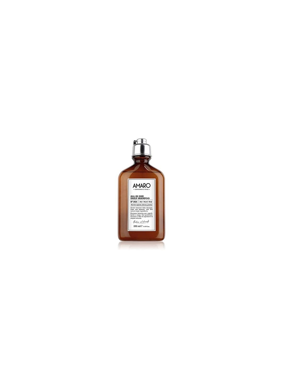 Farmavita AMARO all in one daily shampoo n1924 hairbeardbody 250ml uomo
