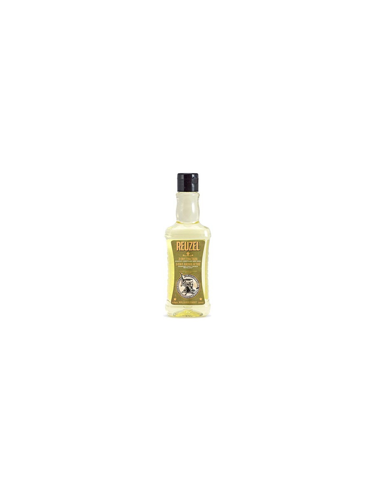 Reuzel Shampoobalsamobagnoschiuma Tea Tree 3 in 1 Shampoo da uomo 3in1 uomo 350ml