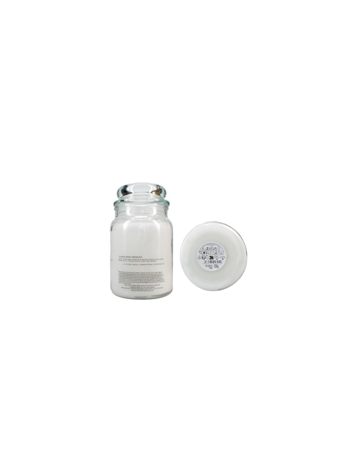 Candela profumata Yankee Candle Lino e pizzo bianco 538.0g
