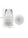 Candela profumata Yankee Candle Lino e pizzo bianco 538.0g