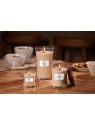 Candela profumata in vaso di ceramica bianca WoodWick 85g
