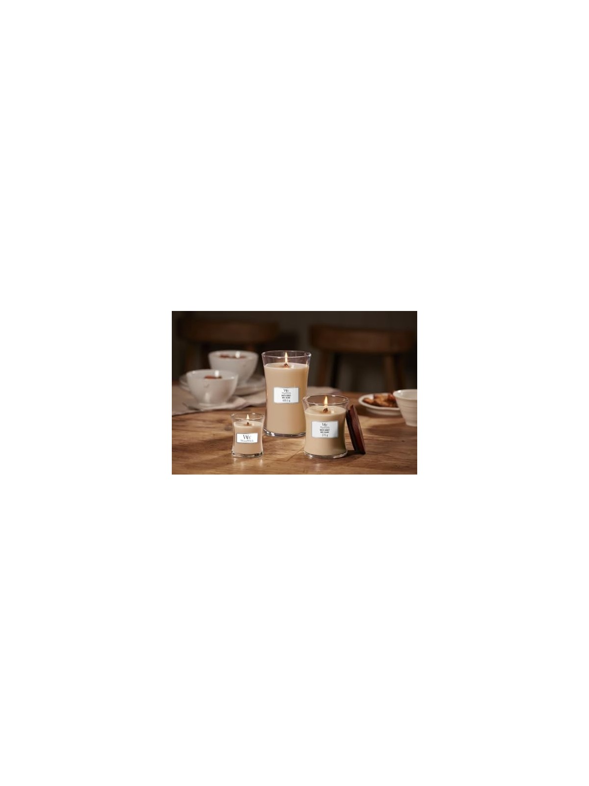 Candela Profumata Vaso Miele Bianco 275g