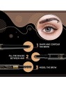 Brow Multifunzione 3 in 1 cipria riempitiva 01 Marrone medio