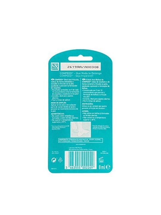 Compeed Stick AntiAttrito 8ml Unisex