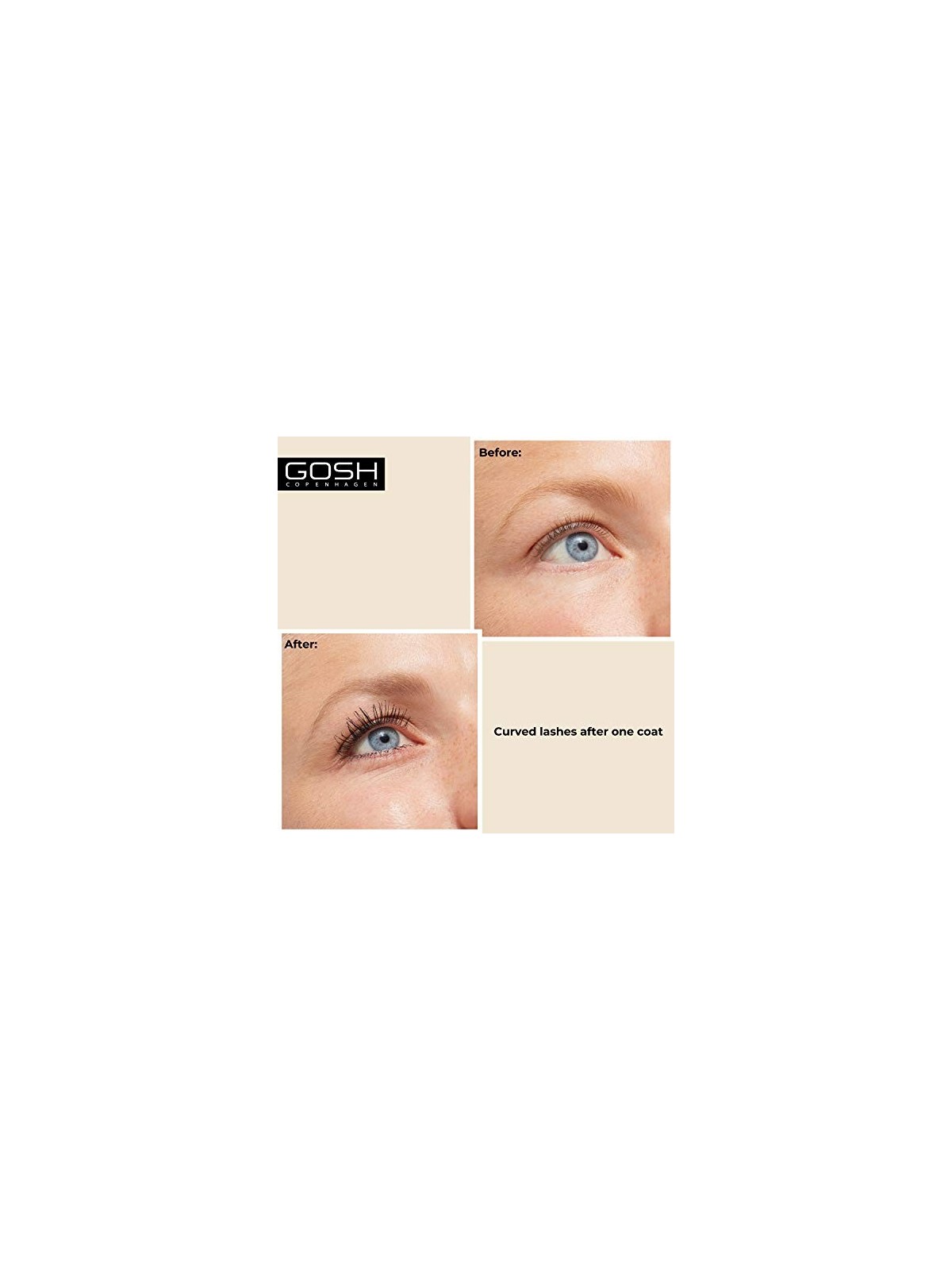 Gosh Catchy Eyes Waterproof Mascara donna 8ml Numero 001 Black