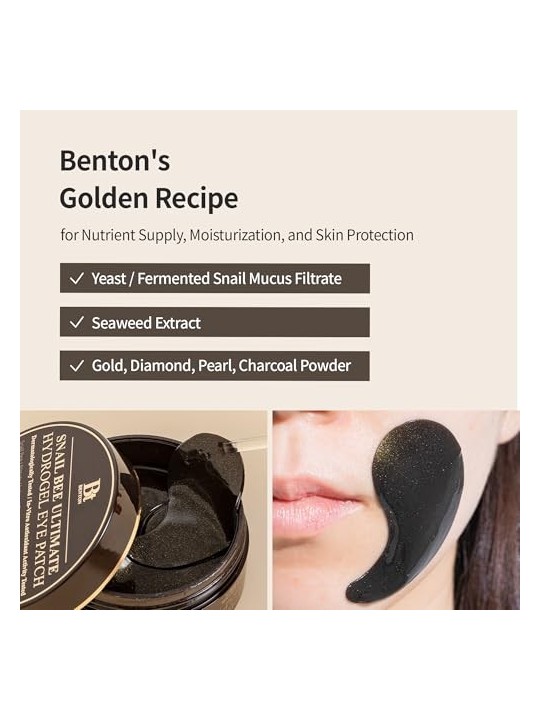 Benton SNAIL BEE ULTIMATE hydrogel eye patch 60 gr woman