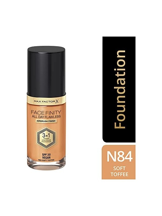 Fondotinta Max Factor FACEFINITY All Day Flawless 3 In 1 N84 Soft Toffee