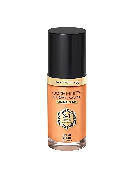 Max Factor FACEFINITY ALL DAY FLAWLESS 3 IN 1 fondotinta 90 amber