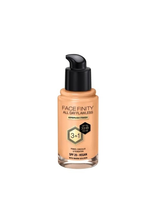 Max Factor All Day Flawless Facefinity 3 in 1 W76 Warm Golden