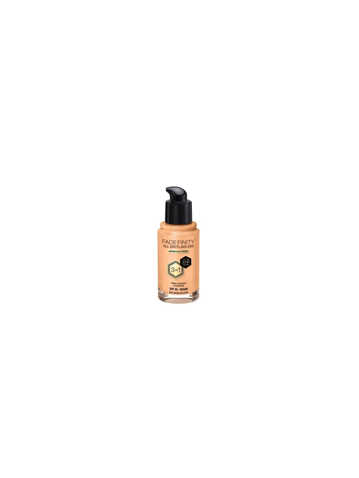 Max Factor All Day Flawless Facefinity 3 in 1 W76 Warm Golden
