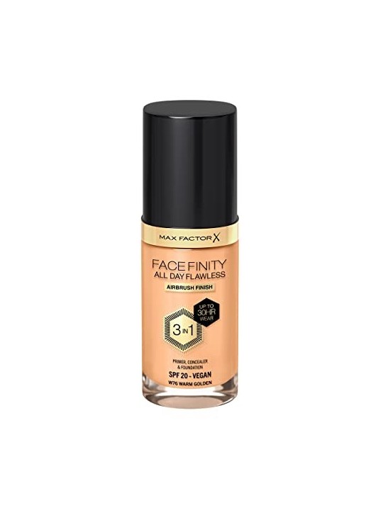 Max Factor All Day Flawless Facefinity 3 in 1 W76 Warm Golden