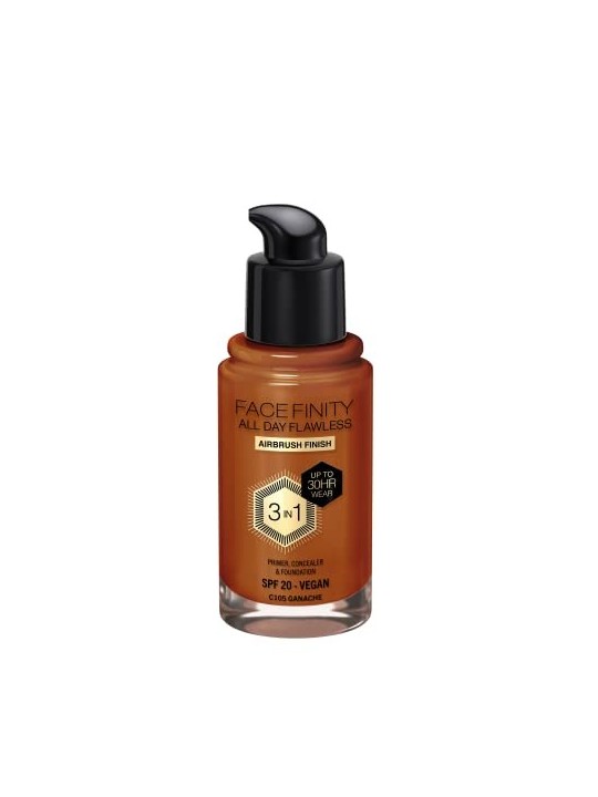 Max Factor FACEFINITY ALL DAY FLAWLESS 3 IN 1 C105 Ganache 30ml