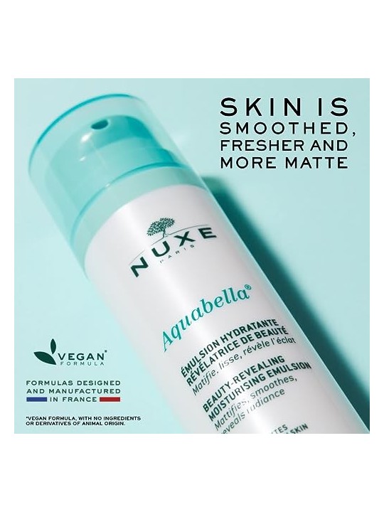Nuxe Aquabella Beauty-Revealing Moisturising Emulsion Pump unisex 50ml Combination Skin