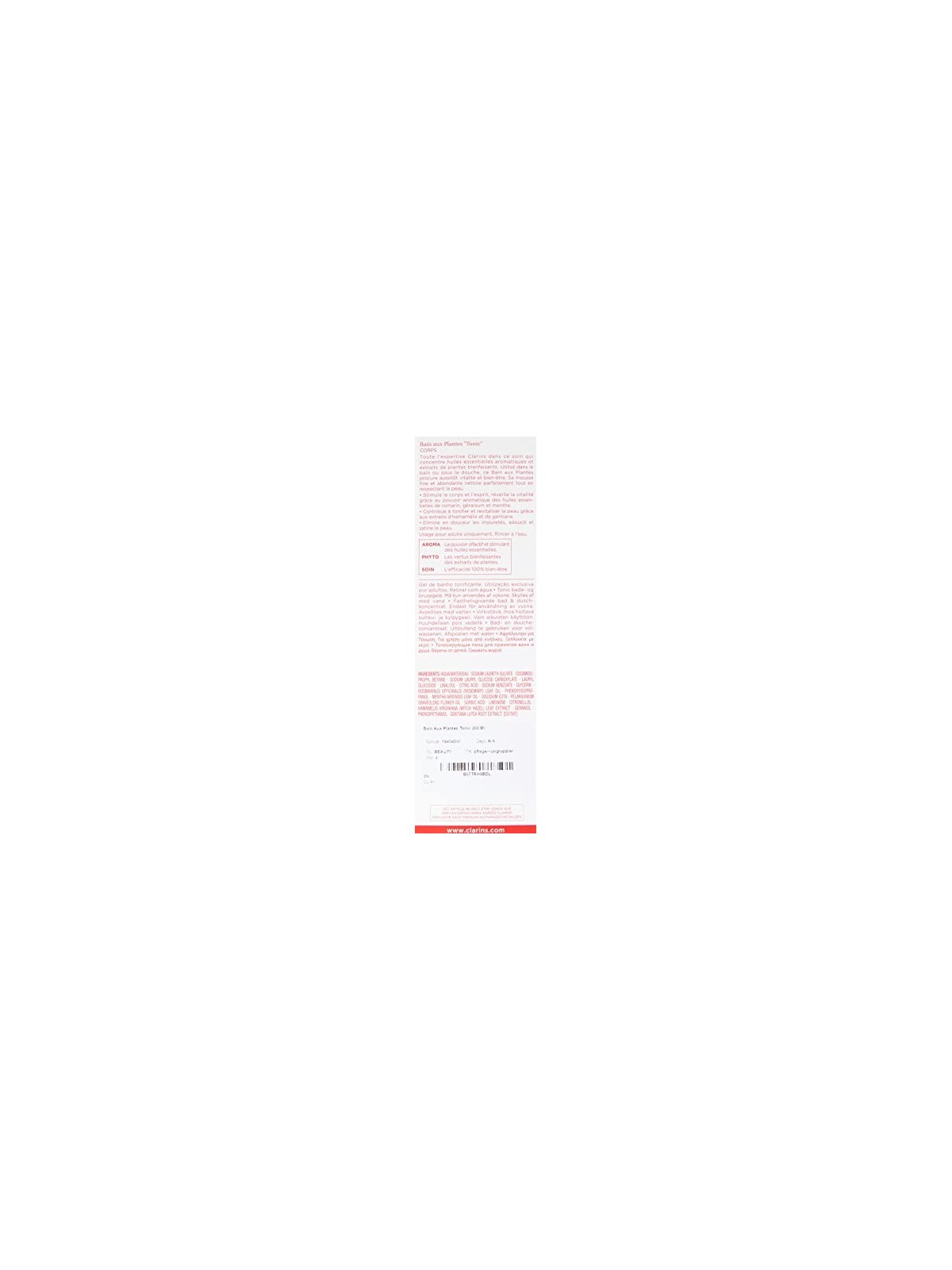 Clarins BAGNO DI PIANTE tonico 200ml donna