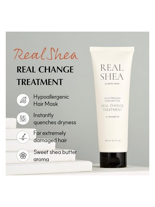 Rated Green REAL SHEA real change treatment 240ml women