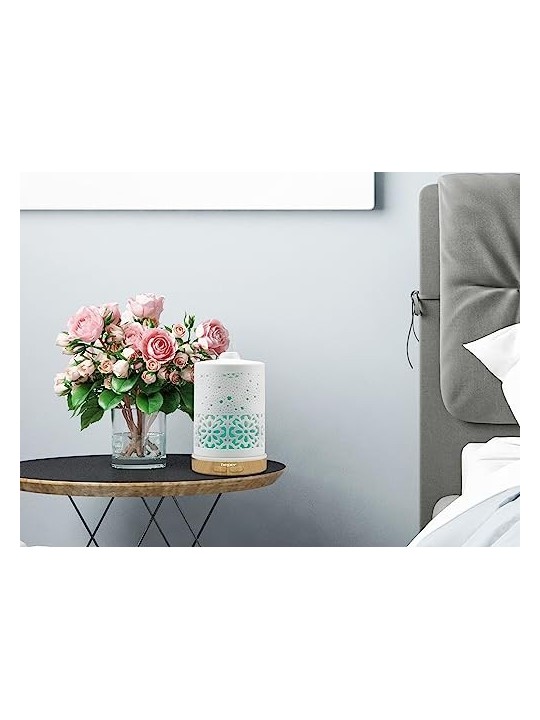 Lampada in Ceramica per Aromi e Umidificatore dAria 70404 Donna
