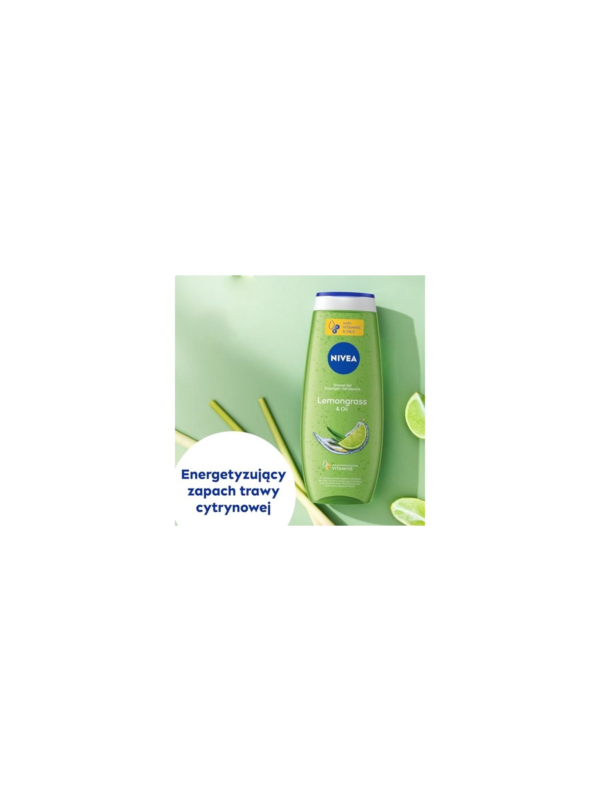 Nivea Lemongrass & Oil Care Shower Gel doccia 500ml