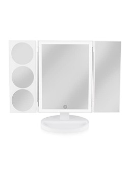 Specchio trucco illuminato a LED donna