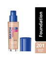 Fondotinta Rimmel London MAKEUP MATCH PERFECTION SPF 25 201 Beige Classico donna