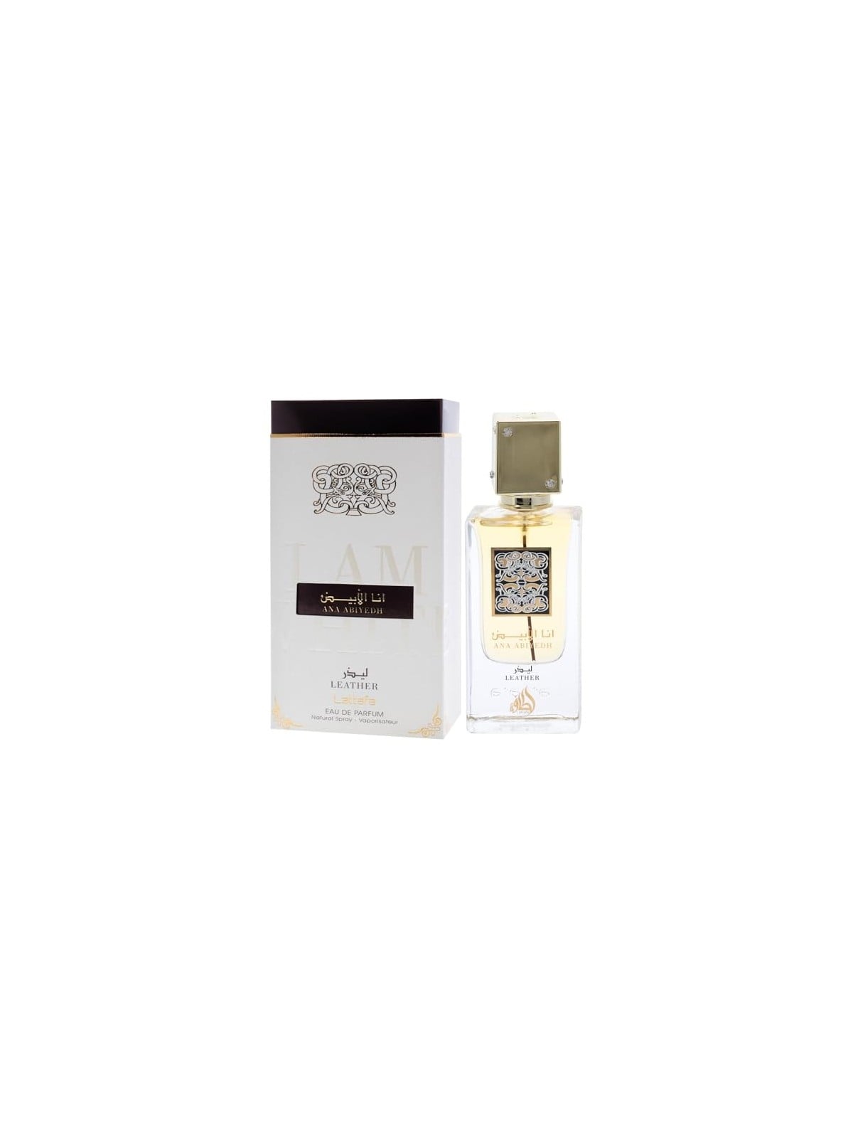 Lattafa Ana Abiyedh Leather Eau de Parfum Spray 60ml
