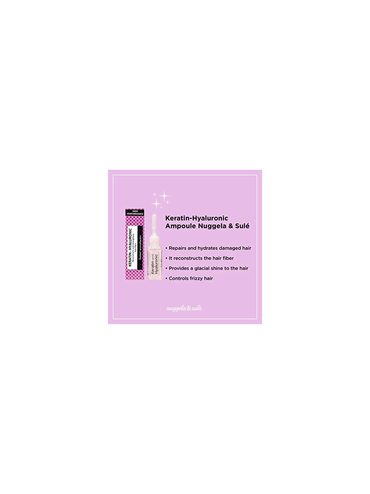Nuggela & Sulï¿½ï¿½ HYALURONIC cheratina 2 fiale x 10ml unisex