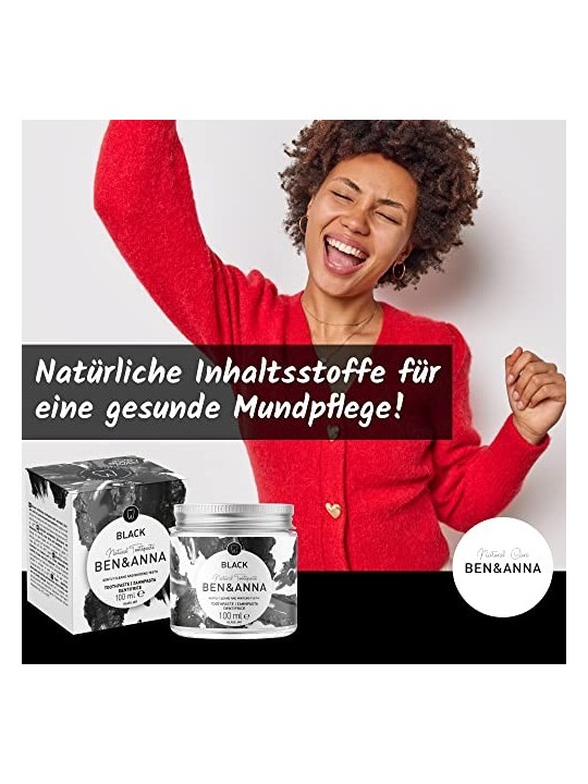 Dentifricio Sbiancante Naturale Nero 100ml