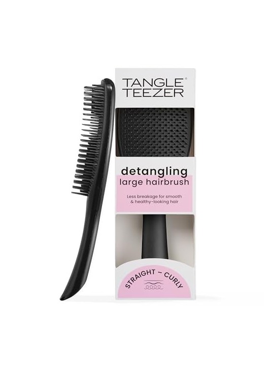 Tangle Teezer Large Wet Detangling Hair Brush Black Gloss