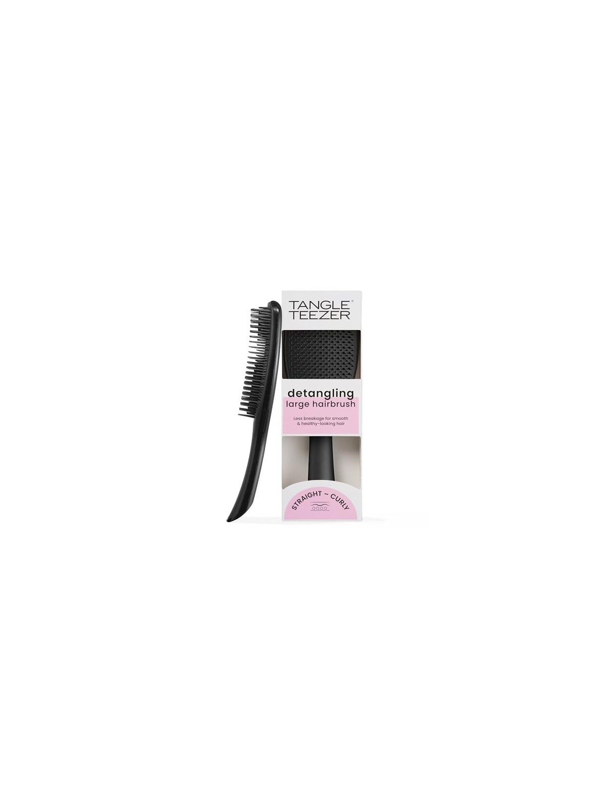 Tangle Teezer Large Wet Detangling Hair Brush Black Gloss