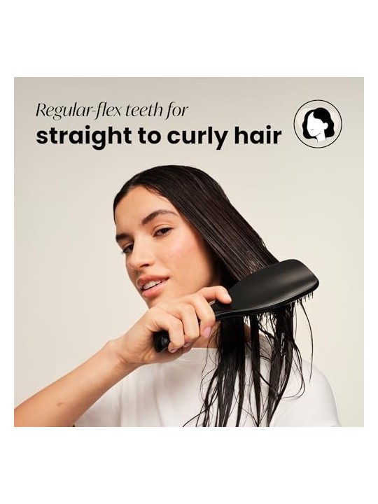 Tangle Teezer Large Wet Detangling Hair Brush Black Gloss