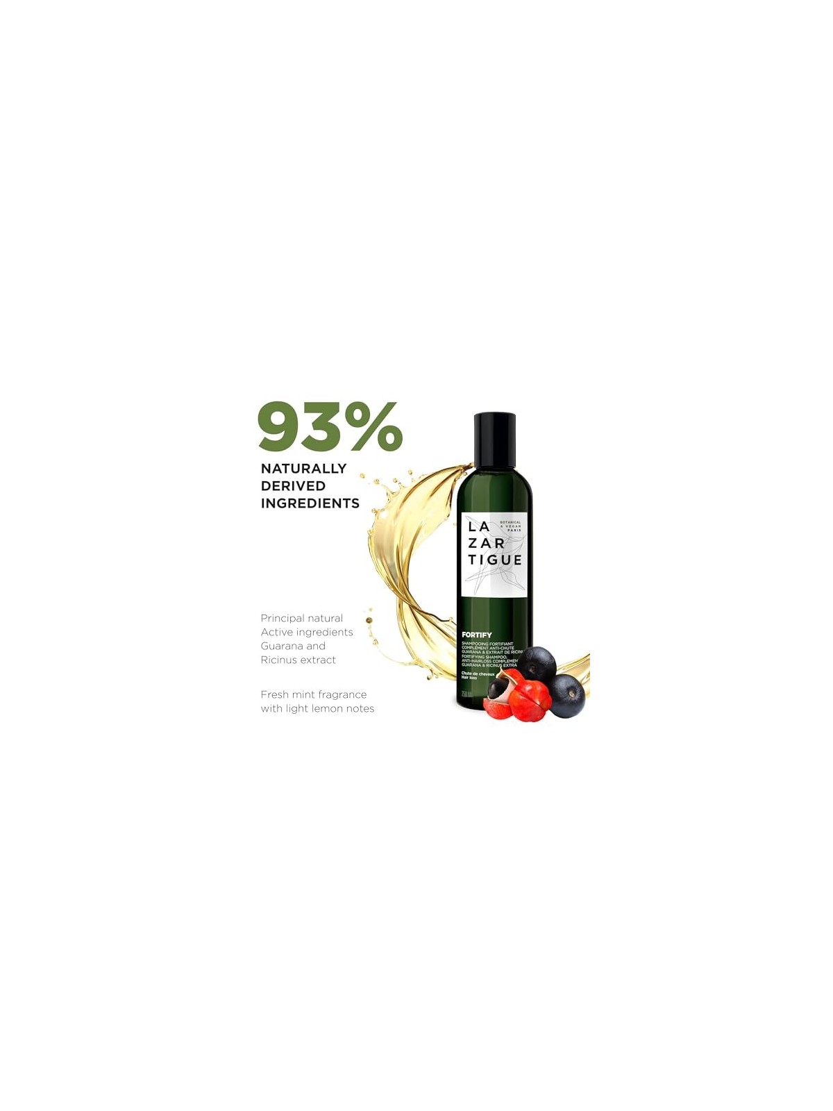Shampoo Vegan Fortificante Lazartigue per Capelli 250ml