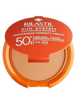 Rilastil SUN SYSTEM SPF50 crema compatta dorata donna
